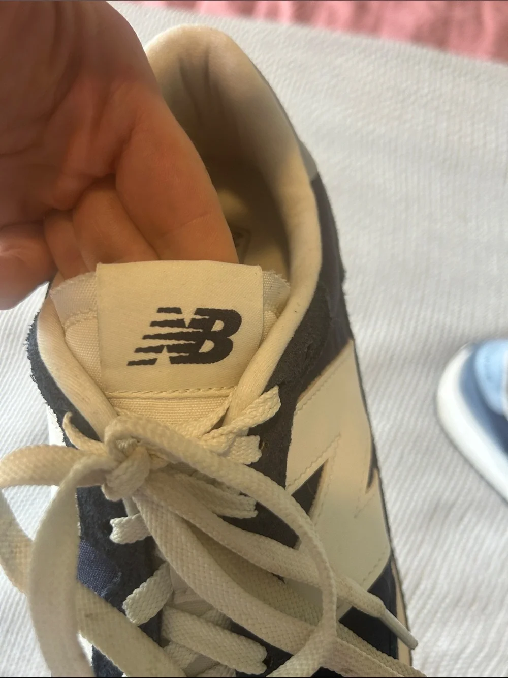 New Balance Navy, White & Gray Retro Runner Sneakers - Style 237